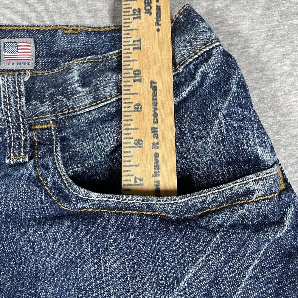 Ariat M3 FR Jeans Mens 38x30 Blue Medium Wash Loose Straight Flame Resistant